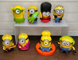 McDonalds&#39;s Minions Despicable Me USA Happy Meal Toys Lot Of of 8 - £12.18 GBP
