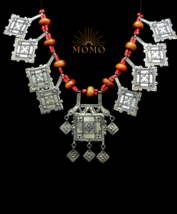 Morocco . old Morocco necklace Tiznit region gift gift for mom. Morocco jewelry  - $96.00