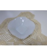 Vtg Milk Glass Candy Dish 6.5” Diamond Pattern - £5.49 GBP