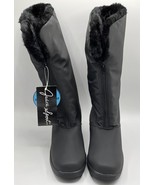 Judith Sport Cynthia Tall Winter Boots Womens 9 Black Zipper Waterproof ... - $25.83