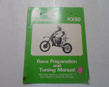 1986 Kawasaki KX60 Gara Preparazione Tuning Servizio Manuale Vetrata Fab... - $13.95