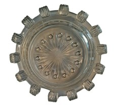 Vintage Crystal Clear Glass Ashtray Trinket Dish - £14.70 GBP