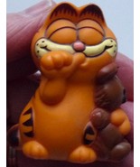 Vintage 1981 PVC Garfield Garfield the Cat Sucking His Thumb With Pookie... - $6.99