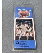 NEW Topps Baseball Talk Collection #24 Jack Clark Al Kaline Barry Bonds ... - $9.89