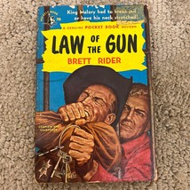 Law of the Gun Western Paperback Book by Brett Rider from Pocket Book 1951 - £9.73 GBP