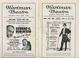 3 Hartman Theatre Programs 1957 Columbus Ohio Pidgeon Douglas Goddard - $34.61