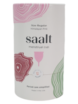 Saalt Menstrual Cup Himalayan Pink Size REGULAR Wear Up To 12 Hours NEW ... - $21.44