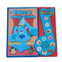 Blue&#39;s Clues Blues Song Game Play A Song Book Musical Lights Up 2001 works - £39.10 GBP