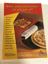 1999 Domino’s Pizza Vintage Print Ad pa27 - £6.04 GBP