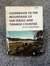 San Diego Orange County Vintage Travel Book-Mountains of’-Leadabrand 1971 - £6.19 GBP