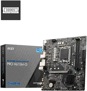 MSI PRO H610M-G ProSeries Motherboard (Support 14th/13th/12th Gen Intel ... - $222.99