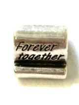 RETIRED Pandora Forever Together Scroll Charm Sterling Silver - £39.02 GBP