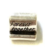 RETIRED Pandora Forever Together Scroll Charm Sterling Silver - £38.37 GBP