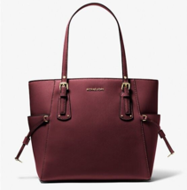 New Michael Kors Voyager Saffiano Leather Tote Bag Merlot - £91.05 GBP