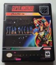 Star Ocean CASE Super Nintendo SNES Box BEST Quality Available - $12.81