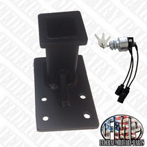 Military HUMVEE keyed Ignition Switch + Basic Receiver Bumper Hitch M998 M1038 - £96.74 GBP