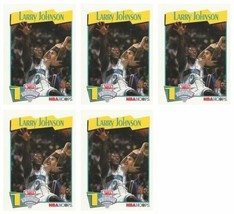 (5) 1991-92 Hoops McDonald&#39;s Basketball #47 Larry Johnson Lot Hornets - £6.08 GBP