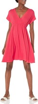 Women&#39;s Amazon Essentials Jersey Dress Comfy &amp; Cozy! Small Coral Red - £13.42 GBP