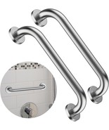 The Product Is A 12-Inch Satin-Brushed Nickel Shower Grab Bar Made Of St... - €38,54 EUR