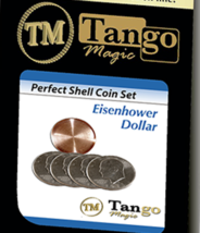 Perfect Shell Coin Set Eisenhower Dollar (Shell and 4 Coins D0202) by Tango - $133.64