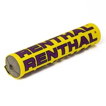 Renthal Cloth Vintage Ltd Crossbar Pad 7/8 YELLOW purple  Motocross Bar Pad Mx - £25.96 GBP