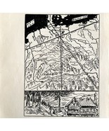 1932 Germany Baltic Sea North Sea Interpretive Map Print Van Loon Geogra... - $38.15 CAD