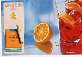 Lufthansa Airline Duty Free Liquor Perfume Cigarettes Brochure 1960&#39;s - $17.82