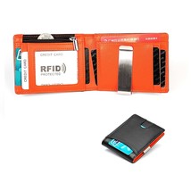 Wallet for Men Larger Capacity with 6 Card Slots RFID Blocking Slim Minimalist B - £51.39 GBP