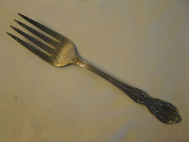 W.M. Rogers MFG. Co. 1959 Grand Elegance Pattern Silver Plated 6" Dessert Fork - $5.00