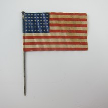 American Flag 48 Star Vintage 1950’s Lapel Pin Boy Scouts Support BSA Patriotism - $27.99