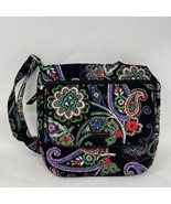 Vera Bradley Crossbody Bag Womens Black Hipster Kiev Paisley Shoulder St... - £23.35 GBP