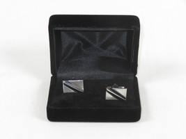 Men J.Valintin Cufflinks by Vitorofolo for French Cuff Shirt V29-41 Silver image 2