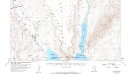 Overton Quadrangle Nevada 1958 Topo Map Vintage USGS 15 Minute Topographic - £13.50 GBP