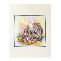 Disney Mickey Mouse, Goofy, Pluto, Donald &quot;Mickey Bandleader&quot; Print Poster Wall  - £102.81 GBP
