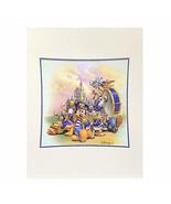 Disney Mickey Mouse, Goofy, Pluto, Donald &quot;Mickey Bandleader&quot; Print Post... - £100.87 GBP