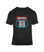 Historic Route 66 Neon Sign T Shirt - $26.72