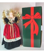 VTG Brinns Porcelain Angel tree top Doll 1993 Authentic Collectible Edition - £26.72 GBP