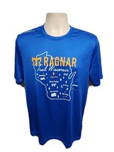 2021 Craft Ragnar Trail Wisconsin Adult Medium Blue TShirt - £13.98 GBP