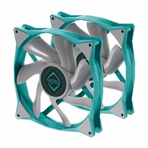 Iceberg Thermal Icegale 140Mm Pwm Premium Case Fan ((2 Pack) Teal) - £34.80 GBP