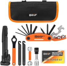 Bicycle Repair Bag &amp; Bicycle Tire Pump with Patches - £34.58 GBP