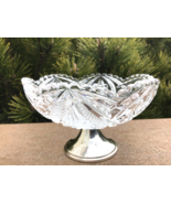 Silver Cut Glass Compote Small Size 835 Silver Netherlands - £35.43 GBP