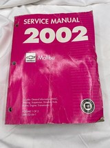 2002 Chevrolet Malibu Factory Service Manual Vol 1 - £15.56 GBP