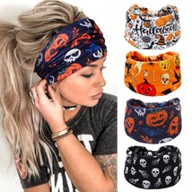 Halloween Headbands for Women Cute Knotted Head Bands Girls Hair Accessories Dev - £18.36 GBP