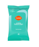 Lume Acidified Deodorant Wipes - Cool Cucumber (pack of 45) - €4,28 EUR