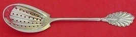 Grecian by Gorham Coin Sterling Silver Olive Spoon Pierced Original 6&quot; - £147.13 GBP