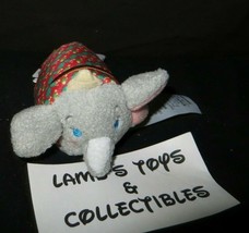 Disney Store Authentic Dumbo vacation tsum tsum 3.5&quot; plush stuffed toy - £15.46 GBP