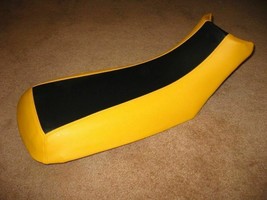 For Honda TRX 300EX 250X Hurricane Seat Cover Yellow Side Black Top Seat... - $32.90