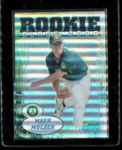 2000 Topps Bowman Chrome Rc Refractor Baseball Card RC15 Mark Mulder Oakland A&#39;s - £6.58 GBP