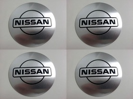 Nissan 2 - Set of 4 Metal Stickers for Wheel Center Caps Logo Badges Rims  - $24.90+