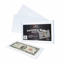 4 BCW Deluxe Regular Bill Currency Slabs - $20.57
